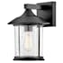 Bellevue Jonah 12" Tall Outdoor Wall Sconce Black