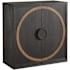 Bellevue Pulaski Accents 38" Wide 2 Door Hardwood and Oak Accent Cabinet Black