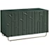 Bellevue Pulaski Accents 49" Wide 2 Door Solid Hardwood and Veneer Accent Cabinet Green