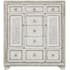 Bellevue Camila 42" Wide 9 Drawer Ash and Rubberwood Dresser Cream