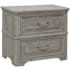 Bellevue Abbotts Glen 32" Wide Oak Wood Nightstand Windmill Grey
