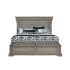 Bellevue Lugdunum Queen Hardwood Bed Frame Heritage Taupe