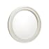 Bellevue Zoey 40" Diameter Oval Framed Bathroom Mirror Silver