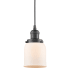 Bellevue Mabel 5" Wide Mini Pendant with Frosted Glass Shade Oil Rubbed Bronze