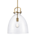 Bellevue Wendell 14" Wide Pendant Brushed Brass