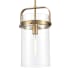 Bellevue Ethel 9" Wide Mini Pendant Brushed Brass