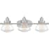 Bellevue Scotland 3 Light 25" Wide Bathroom Vanity Light Brushed Nickel