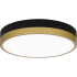 Bellevue Tubi 11" Wide LED Flush Mount Ceiling Fixture Matte Black / Gold
