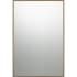 Bellevue Deuel 24" W x 36" H Rectangular Steel Framed Bathroom Wall Mirror Antique Brass