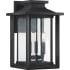 Bellevue Arthur 3 Light 17" Tall Outdoor Wall Sconce Earth Black