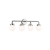 Bellevue Orne 4 Light 30" Wide Bathroom Vanity Light Brushed Nickel