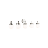 Bellevue Orne 5 Light 38" Wide Bathroom Vanity Light Brushed Nickel