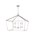 Bellevue Moselle 5 Light 28" Wide Taper Candle Chandelier Brushed Nickel