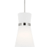 Bellevue Creuse 10" Wide Mini Pendant Brushed Nickel