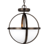 Bellevue Kenney 2 Light 14" Wide Full Sized Pendant Converts to Semi-Flush with Etched Glass Shade Brushed Oil Rubbed Bronze