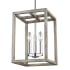 Bellevue Nason 3 Light 11" Wide Taper Candle Full Sized Pendant Washed Pine