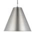 Bellevue Sarthe 15" Wide Pendant Antique Brushed Nickel
