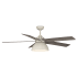Bellevue 52" 5 Blade LED Indoor Ceiling Fan with Remote Control Distressed White