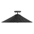 Bellevue 24" Wide Semi-Flush Ceiling Fixture Matte Black