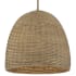 Bellevue 14" Wide Pendant Natural Wicker
