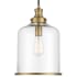 Bellevue 10" Wide Pendant Natural Brass