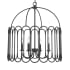 Bellevue 4 Light 24" Wide Taper Candle Pendant Matte Black