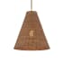 Bellevue 16" Wide Pendant Natural Brass