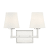 Bellevue 2 Light 15" Wide Bathroom Vanity Light Polished Nickel