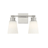 Bellevue 2 Light 14" Wide Bathroom Vanity Light Brushed Nickel