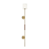 Bellevue 55" Tall Wall Sconce Natural Brass