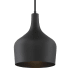 Bellevue 11" Wide Pendant with Metal Shade Matte Black
