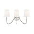Bellevue 3 Light 11" Tall Wall Sconce Brushed Nickel