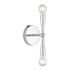 Bellevue 2 Light 10" Tall Bathroom Sconce Chrome