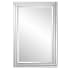 Bellevue Storm 24" W x 36" H Modern Rectangular Framed Bathroom Wall Mirror Black
