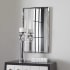 Bellevue 18" W x 30" H Rectangular Stainless Steel Framed Bathroom Mirror Stainless Steel