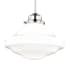 Bellevue Kash Single Light 12" Wide Pendant Satin Nickel
