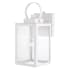 Bellevue Norah 12" Tall Outdoor Wall Sconce with Clear Glass Shade Textured White