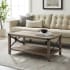 Bellevue Paxton 40" Wide Rustic X Barn Side Coffee Table Gray Wash / Black