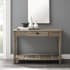 Bellevue Rustic Farmhouse 48" Wide Casual Console / Sofa Entry Table Gray Wash