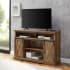 Bellevue Elise 52" Wide Rustic Farmhouse Highboy TV Stand with Barn Style Sliding Doors Rustic Oak