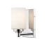 Bellevue Irene 8" Tall Bathroom Sconce Chrome
