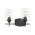Bellevue Celia 2 Light 15" Wide Bathroom Vanity Light Matte Black