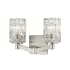 Bellevue Luella 2 Light 14" Wide Vanity Light Brushed Nickel