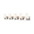 Bellevue Irene 5 Light 39" Wide Bathroom Vanity Light Chrome