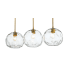 Bellevue Frieda 3 Light 10" Wide Linear Pendant Olde Brass