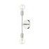 Bellevue Abra 2 Light 5" Tall Wall Sconce Chrome