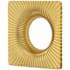 Belwith Keeler Bijou Luminescence 2-1/4" Center to Center Square Sunburst Texture Luxury Designer Cabinet Pull Brushed Golden Brass
