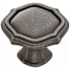 Belwith Keeler Trellis Contemporary 1-1/2" Designer Fluted Edge Cabinet Knob / Drawer Knob Black Nickel Vibed