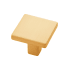 Belwith Keeler Emerge 1-5/16" Flat Square Cabinet Knob / Drawer Knob Brushed Golden Brass