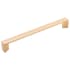 Belwith Keeler Avenue 12 Inch Center to Center Modern Minimalist Appliance Handle / Appliance Pull Brushed Golden Brass